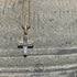 Dominique Cohen invisible set diamond cross,<br>dancing in California sunshine <span class='visuallyhidden'>Text, phone 323-404-2959 for shopping assistance.</span>